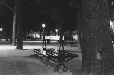 Bancs publics
Ile de la cité

Pentax LX - smc-m 28/2.8 - Rollei Retro 100
Mots-clés: Paris- Nuit