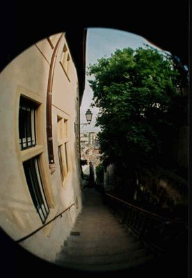 Le vieux Lyon au fisheye
