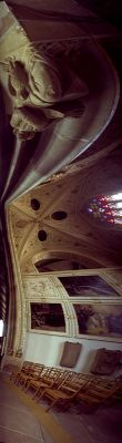 Abbatiale de Molsheim : abside gauche vue du choeur
