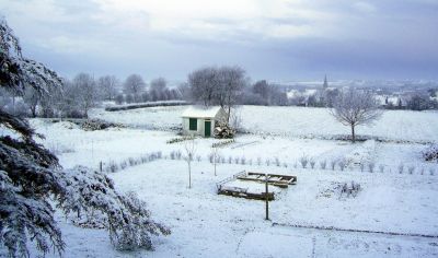 la cabane en hiver
