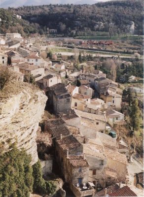 Village vu du rocher
