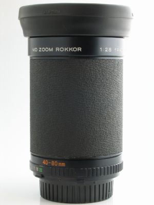 Zoom Minolta rokkor 40-80 f:2,8
Bizarre, non ?
