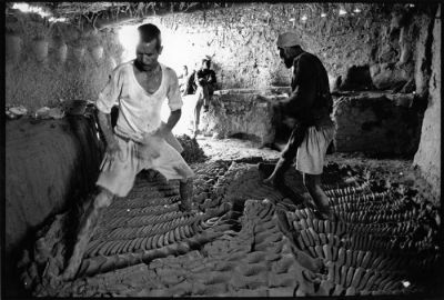 foulage de la terre
