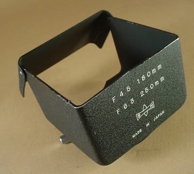Pare soleil pour objectif 180 et 250mm Mamiya TLR
