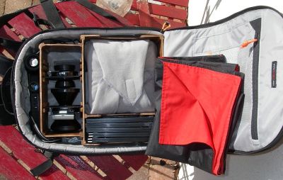 Chamonix et sac lowepro 
