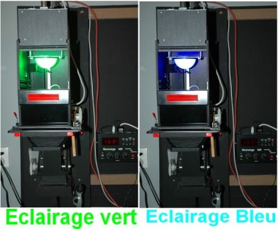 Agrandisseur Ahel 12 avec tëte éclairage led 
Led de puissance 20W par canal format couvert, du 24x36 au 4"x5" adaptant les objectifs et les condenseurs

