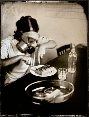 Malbouffe
Ambrotype 18x24cm
Mots-clés: collodion ambrotype