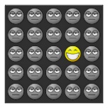 smiley foule
