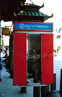 Cabine téléphonique
ChinaTown NYC- Mai 1991
