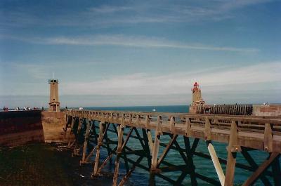 Fécamp l'entrée du port
Août 1993
