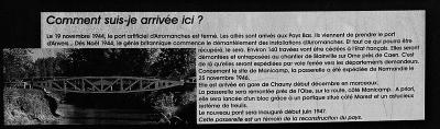 Passerelle de Maniucamp Panneau explications Novembre 2025
Minolta X500 Ilford XP2
