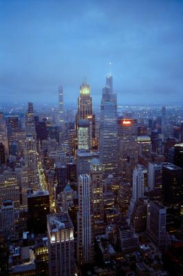 Manhattan depuis l'Empire
Pentax Espio Mini - Cinestill 800T
